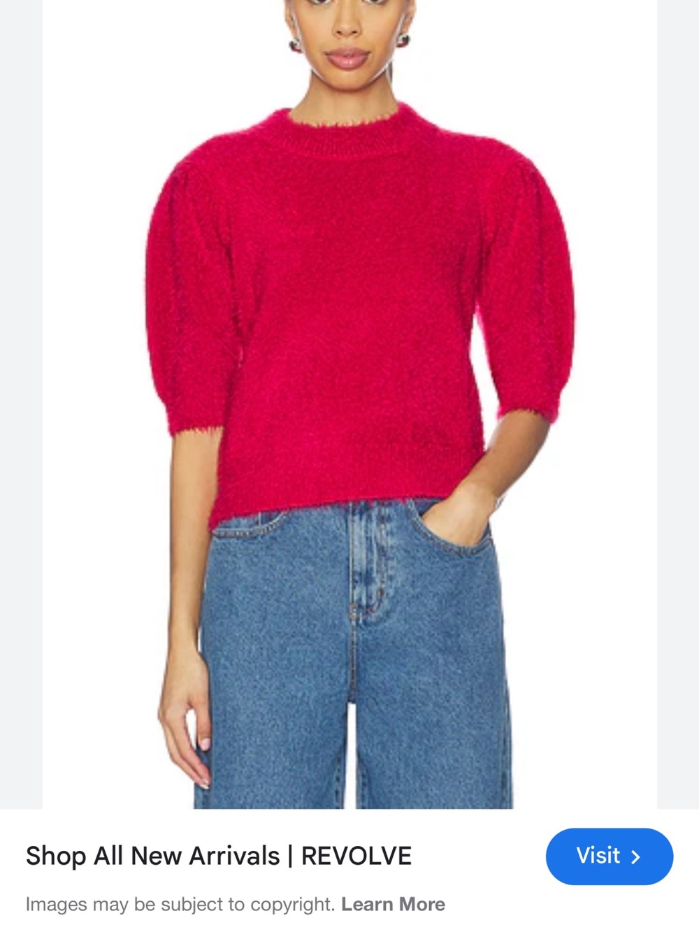 Revolve Sleeve Sweater - Women's Short Sleeve Knit
